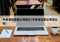 中青宝区块链公司简介[中青宝这家公司怎么样]